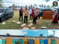 Kunker Wabup Parimo Sidak Proyek Fisik Sumber DAK di 5 kecamatan Wilayah Utara