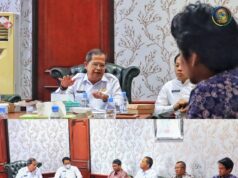 Wabup Badrun Nggai Pimpin Rapat evaluasi perencanaan dan penganggaran stunting