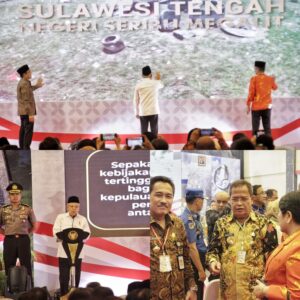 Wapres RI Buka Rakornas Afirmasi PPDT dan launching canangkan Sulteng sebagai Negeri Seribu Megalit Foto : Prokopim Parimo