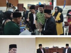 Penghujung Masa Bhakti Jabatan, Wabup Badrun Nggai Mendapat Aplous Sejumlah Anggota DPRD Usai Sambutanya