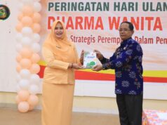 Launching Buku Saku DiPuncak HUT DWP ke 24, Suzanna Zulfinasran Harap Organisasi Jadi Pilar Kuatkan Peranan Perempuan