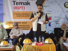 Pj.Bupati Richard Arnaldo Membuka Kegiatan Pencanangan Kawasan Sentra Produksi Ternak DiKecamatan Parigi Selatan